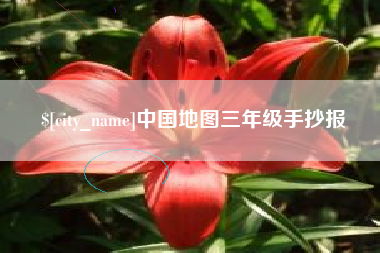 沙洋中国地图三年级手抄报