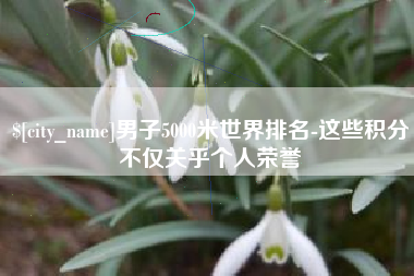 沙洋男子5000米世界排名-这些积分不仅关乎个人荣誉