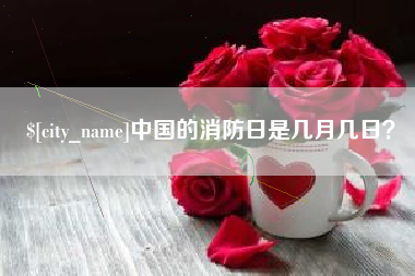 沙洋中国的消防日是几月几日？