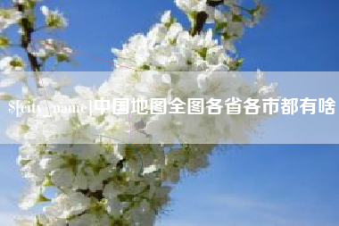 沙洋中国地图全图各省各市都有啥