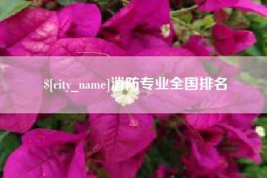 沙洋消防专业全国排名