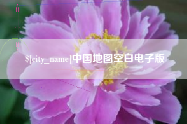 沙洋中国地图空白电子版