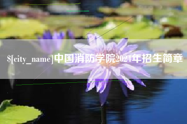 沙洋中国消防学院2024年招生简章