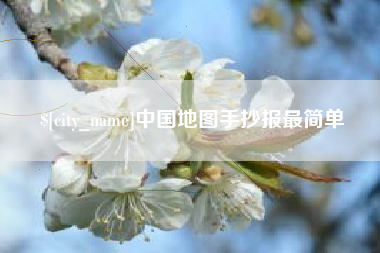 沙洋中国地图手抄报最简单