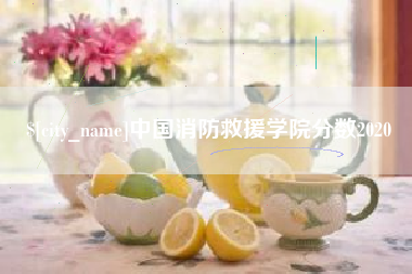 沙洋中国消防救援学院分数2020
