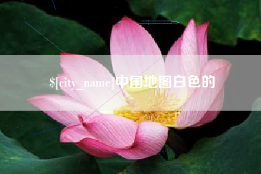 沙洋中国地图白色的