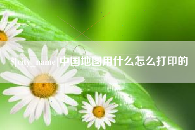 沙洋中国地图用什么怎么打印的