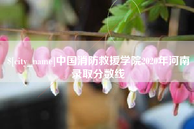 沙洋中国消防救援学院2020年河南录取分数线