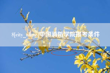 沙洋中国消防学院报考条件