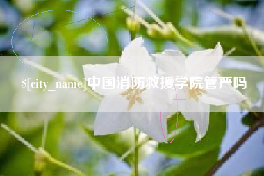 沙洋中国消防救援学院管严吗