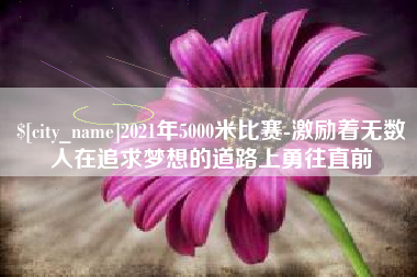 沙洋2021年5000米比赛-激励着无数人在追求梦想的道路上勇往直前
