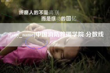沙洋中国消防救援学院 分数线