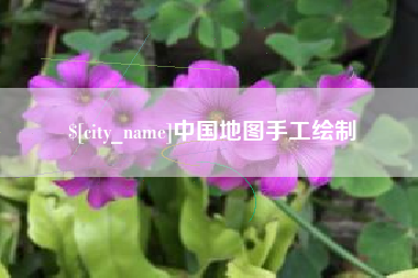 沙洋中国地图手工绘制