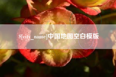 沙洋中国地图空白模版