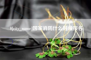 沙洋国家消防什么时候报名