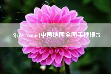 沙洋中国地图全图手抄报75