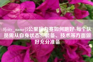 沙洋5公里接力赛如何跑好-每个队员需从自身状态、装备、技术等方面做好充分准备