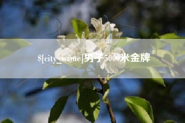 沙洋男子5000米金牌