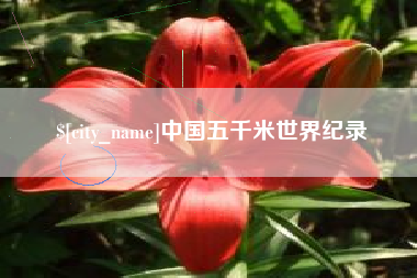 沙洋中国五千米世界纪录
