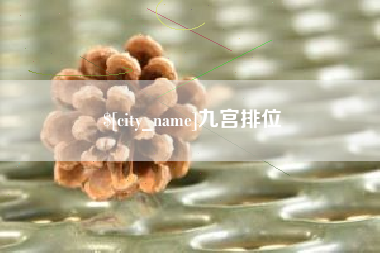 沙洋九宫排位