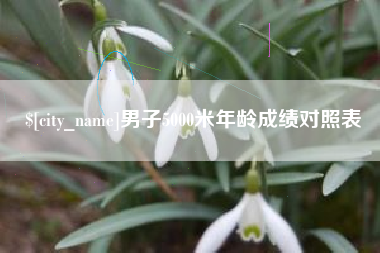 沙洋男子5000米年龄成绩对照表