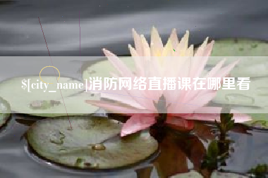 沙洋消防网络直播课在哪里看