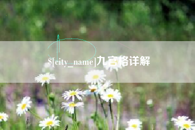 沙洋九宫格详解
