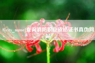 沙洋查询消防职业资格证书真伪网站