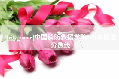 沙洋中国消防救援学院2021年招生分数线