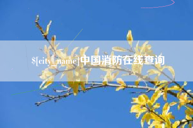 沙洋中国消防在线查询