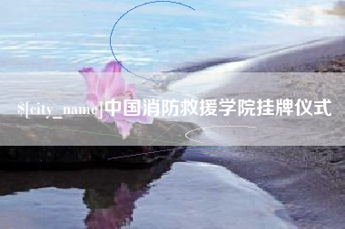 沙洋中国消防救援学院挂牌仪式