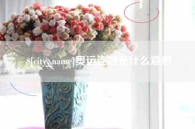 沙洋奥运连冠是什么意思